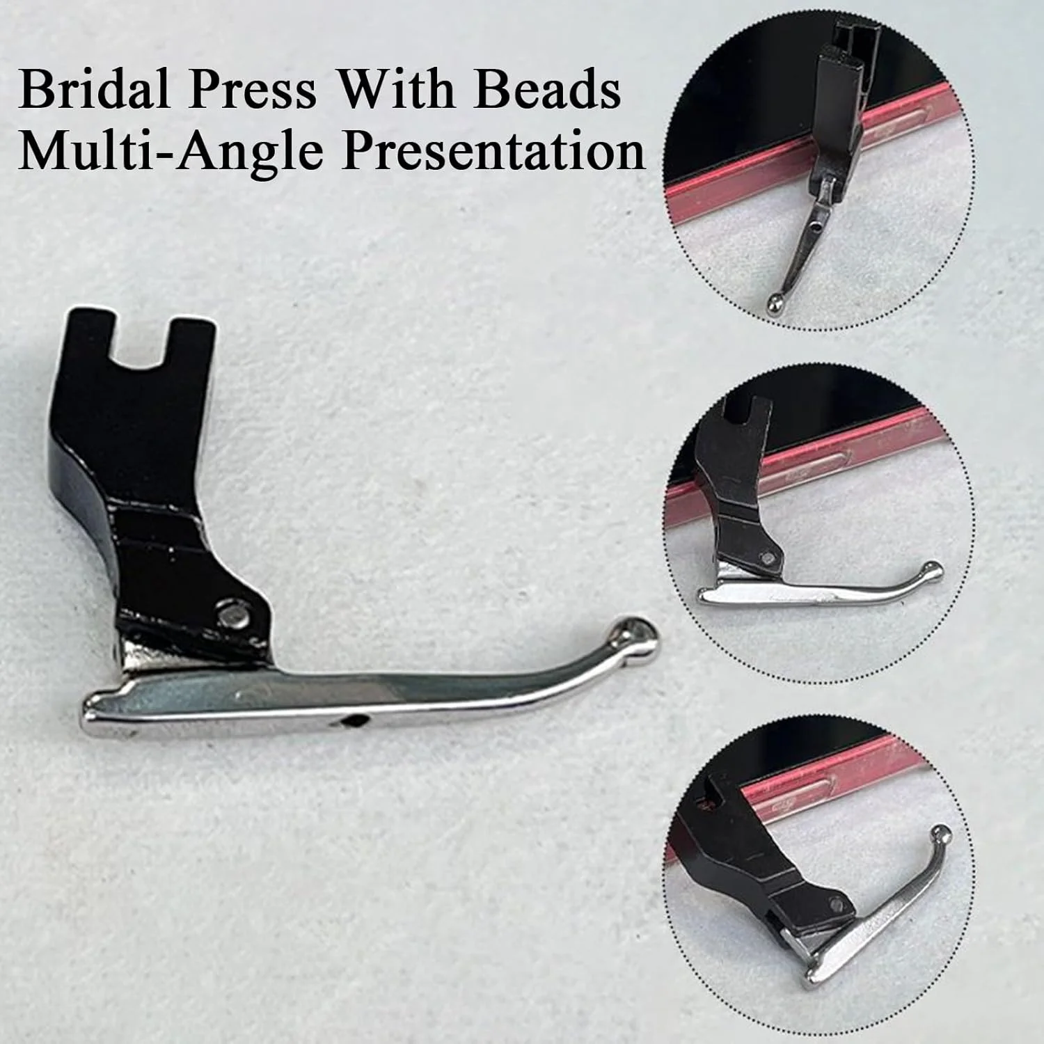 پایه دوخت لباس عروس، پایه دوخت پارچه | ابزارهای چند منظوره لحاف دوزی و دوخت مستقیم برای استفاده در منزل، کارگاه و صنعت، مناسب برای پولک دوزی و مهره دوزی