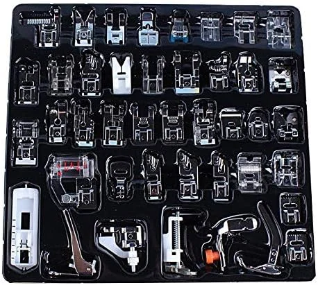 لوازم خیاطی خانگی، 42 قطعه پایه چرخ خیاطی، مناسب برای چرخ خیاطی های خانگی برادر، سینگر و تویوتا