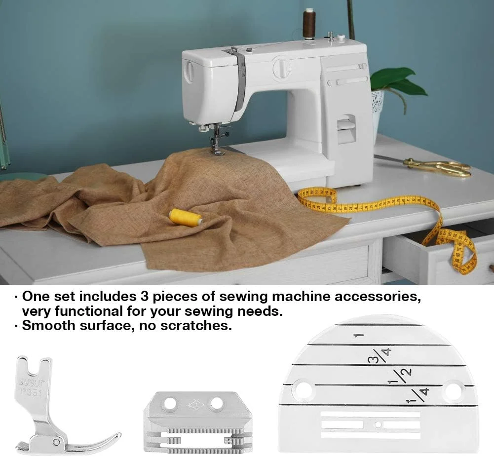ست 3 عددی لوازم جانبی پایه چرخ خیاطی صنعتی با کیت پایه فلزی صفحه سوزن ست 3 عددی لوازم جانبی پایه چرخ خیاطی صنعتی با کیت پایه فلزی صفحه سوزن