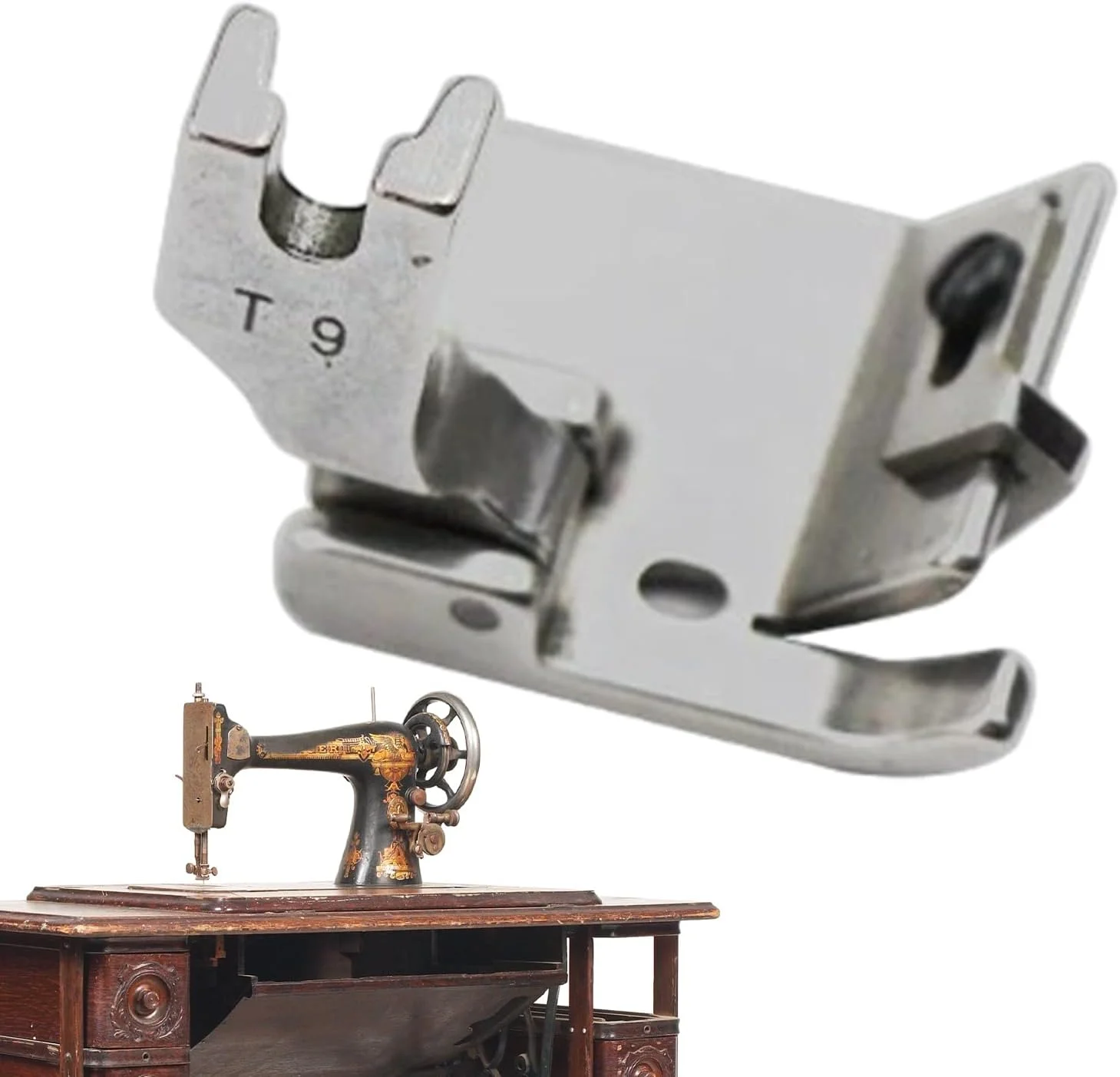 پایه لب تو (تو لبه) چرخ خیاطی، راهنمای درز فولادی دقیق برای خیاطی، پایه فشرده موقعیت دهی برای لبه دوزی لحاف، پیراهن، شلوار، ملحفه پایه لب تو (تو لبه) چرخ خیاطی، راهنمای درز فولادی دقیق برای خیاطی، پایه فشرده موقعیت دهی برای لبه دوزی لحاف، پیراهن، شلوار، ملحفه