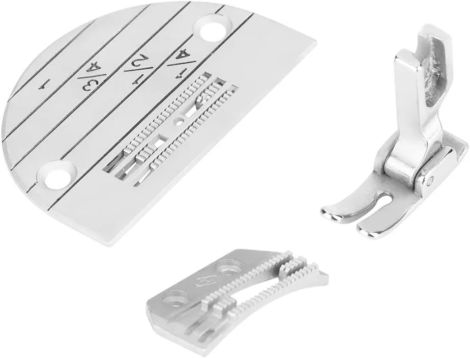 ست 3 عددی لوازم جانبی پایه چرخ خیاطی صنعتی با کیت پایه فلزی صفحه سوزن ست 3 عددی لوازم جانبی پایه چرخ خیاطی صنعتی با کیت پایه فلزی صفحه سوزن