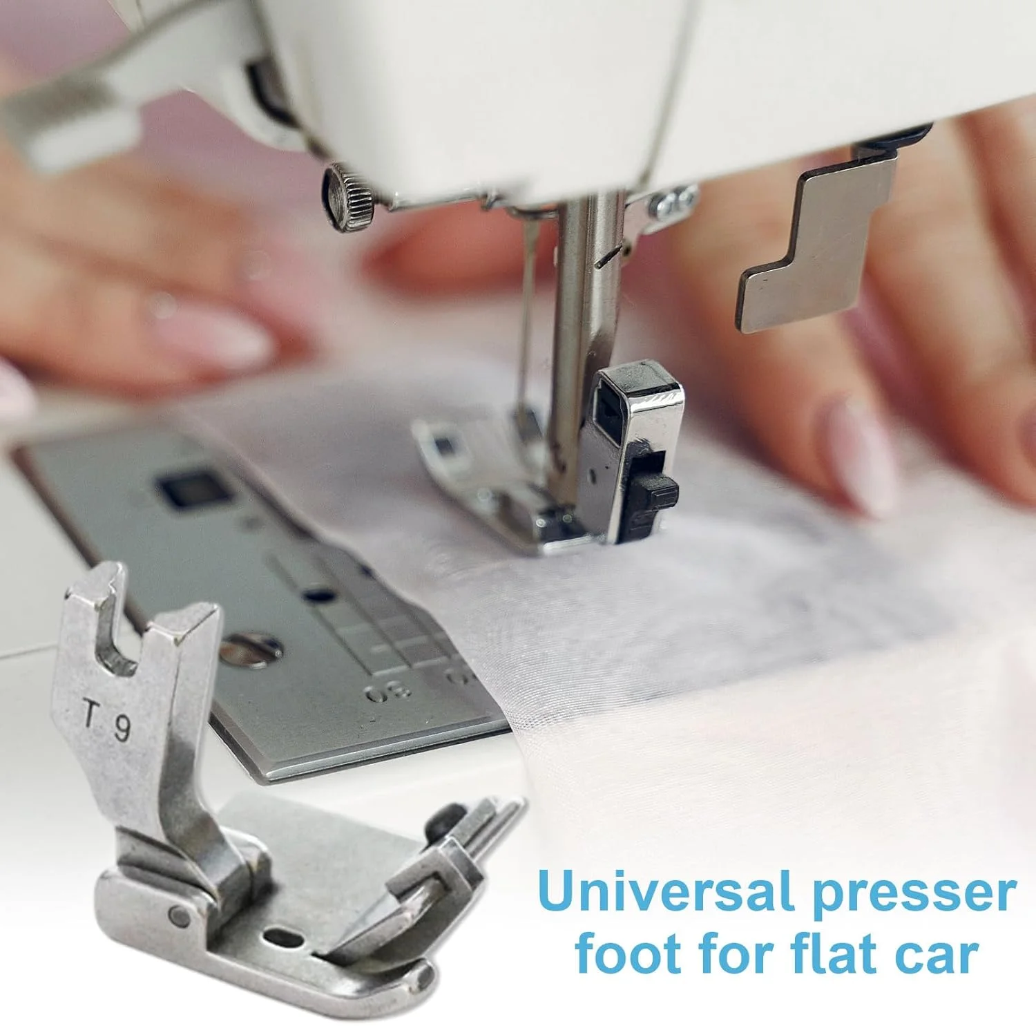 پایه لب تو (تو لبه) چرخ خیاطی، راهنمای درز فولادی دقیق برای خیاطی، پایه فشرده موقعیت دهی برای لبه دوزی لحاف، پیراهن، شلوار، ملحفه پایه لب تو (تو لبه) چرخ خیاطی، راهنمای درز فولادی دقیق برای خیاطی، پایه فشرده موقعیت دهی برای لبه دوزی لحاف، پیراهن، شلوار، ملحفه