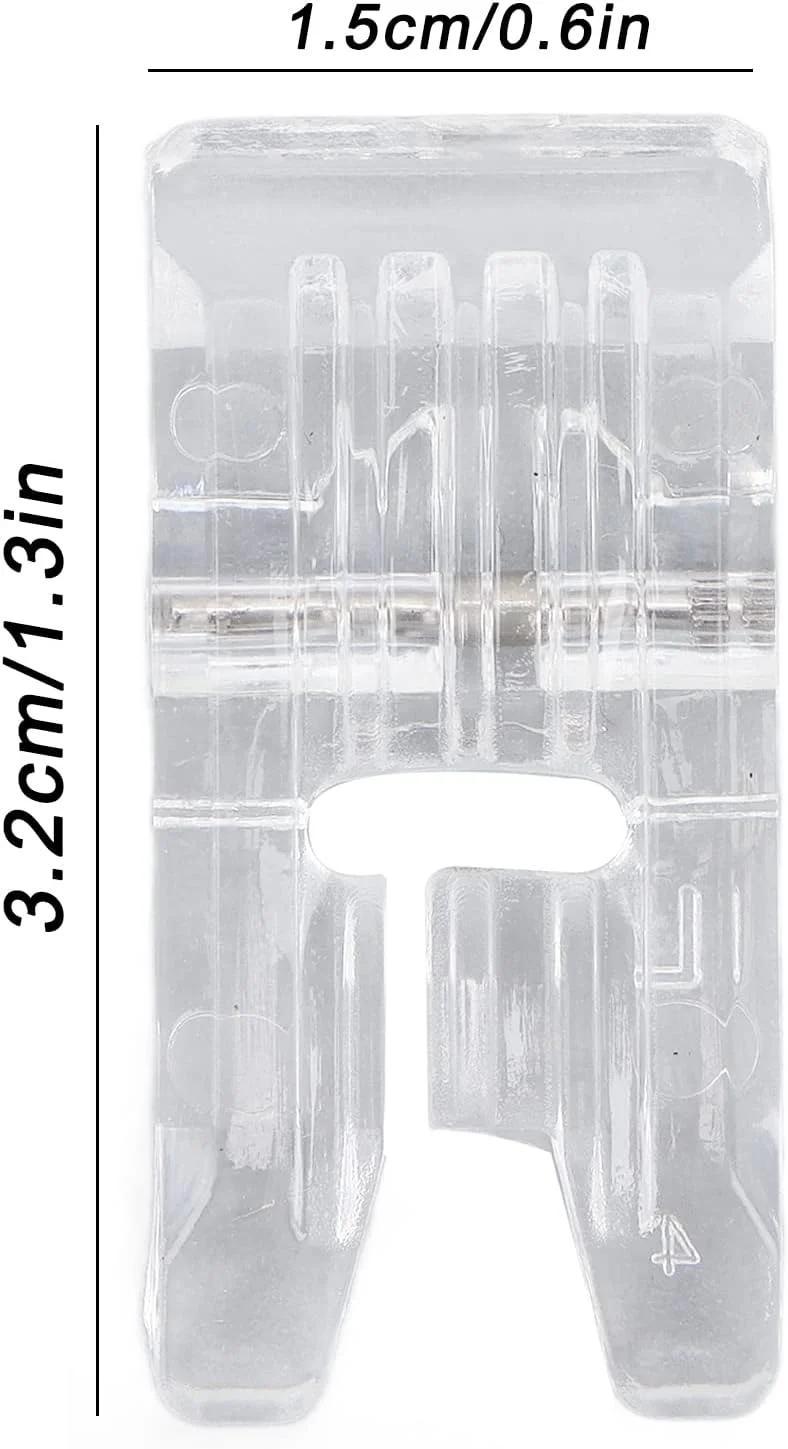 پایه فشاری 1.5 x 3.2 سانتی متری پلاستیکی چرخ خیاطی برای Singer 964 966 968 972 974 پایه فشاری 1.5 x 3.2 سانتی متری پلاستیکی چرخ خیاطی برای Singer 964 966 968 972 974