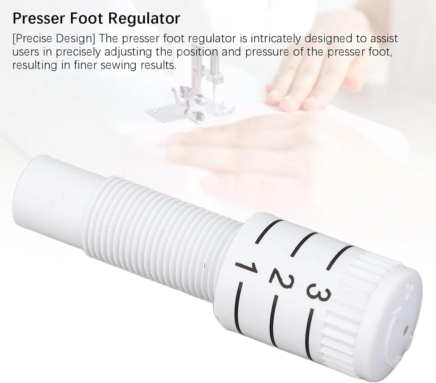پیچ پایه فشاری، پیچ تنظیم پلاستیکی پایه فشاری، تنظیم کننده محکم پایه فشاری، قطعات چرخ خیاطی برای HD6600 HD6605، CHD6700 HD6705، خیاطی کارآمد