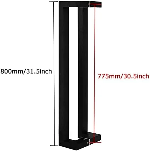 دستگیره درب تجاری سنگین، لوله مربعی، استیل ضد زنگ، دستگیره فشاری-کششی شیشه ای / دستگیره درب انبار، روکش مشکی مات - 5 سایز ست دستگیره درب، سخت افزار (سایز: طول 600 میلی متر / 23.6 اینچ) دستگیره درب تجاری سنگین، لوله مربعی، استیل ضد زنگ، دستگیره فشاری-کششی شیشه ای / دستگیره درب انبار، روکش مشکی مات - 5 سایز ست دستگیره درب، سخت افزار (سایز: طول 600 میلی متر / 23.6 اینچ)