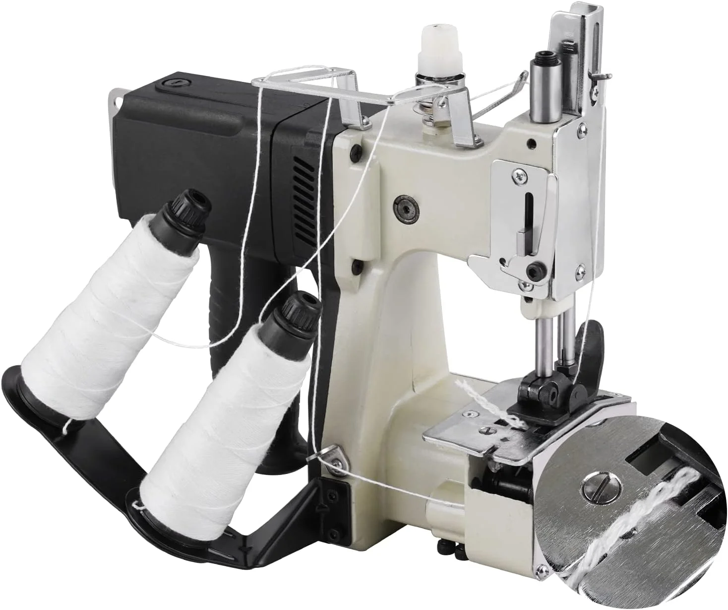 دستگاه گونی دوزی قابل حمل QIVGXBO، دستگاه دوخت و دوز برقی برای بسته بندی و پلمپ کیسه های بافته شده، گونی، کیسه های کاغذی برنج و پلاستیکی دستگاه گونی دوزی قابل حمل QIVGXBO، دستگاه دوخت و دوز برقی برای بسته بندی و پلمپ کیسه های بافته شده، گونی، کیسه های کاغذی برنج و پلاستیکی