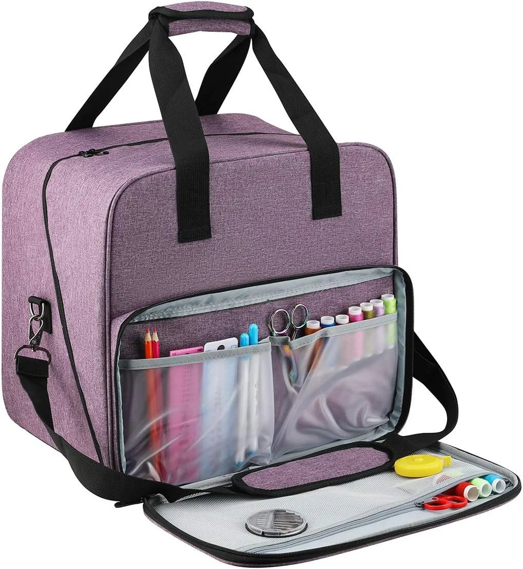 کیف چرخ خیاطی QIUPFGUT، کیف حمل و نقل و نگهداری چرخ خیاطی، کیف دستی برای چرخ خیاطی، کیف چرخ خیاطی سازگار با اکثر چرخ خیاطی های استاندارد کیف چرخ خیاطی QIUPFGUT، کیف حمل و نقل و نگهداری چرخ خیاطی، کیف دستی برای چرخ خیاطی، کیف چرخ خیاطی سازگار با اکثر چرخ خیاطی های استاندارد