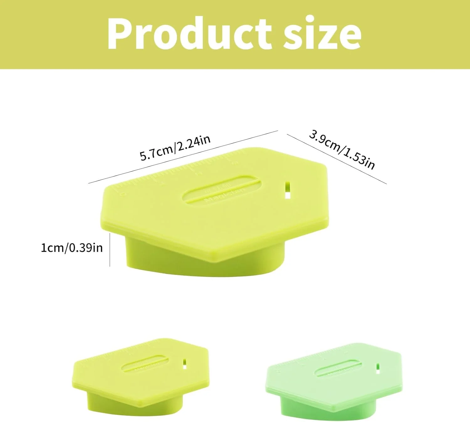 راهنمای درز مغناطیسی QINGYIWL بسته 2 عددی برای چرخ خیاطی، راهنمای درز مغناطیسی با مقیاس، لوازم جانبی خیاطی برای چرخ خیاطی