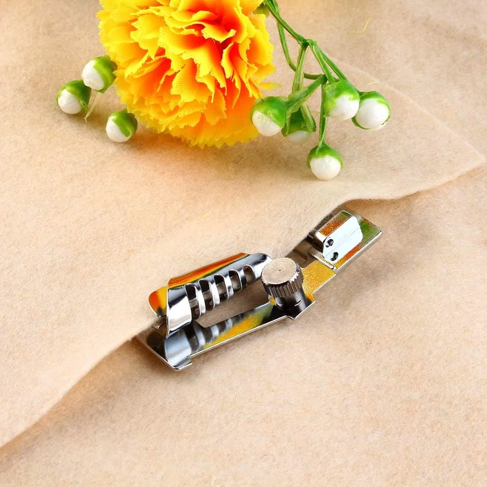 پایه نوار اریب چرخ خیاطی Qinlorgo، پایه دوخت نوار اریب استیل ضد زنگ برای پوشش لبه، قطعه ای برای چرخ خیاطی پایه نوار اریب چرخ خیاطی Qinlorgo، پایه دوخت نوار اریب استیل ضد زنگ برای پوشش لبه، قطعه ای برای چرخ خیاطی