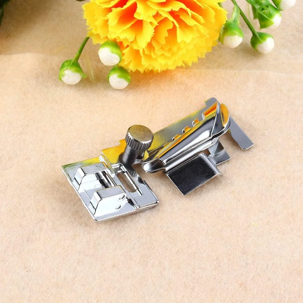 پایه نوار اریب چرخ خیاطی Qinlorgo، پایه دوخت نوار اریب استیل ضد زنگ برای پوشش لبه، قطعه ای برای چرخ خیاطی پایه نوار اریب چرخ خیاطی Qinlorgo، پایه دوخت نوار اریب استیل ضد زنگ برای پوشش لبه، قطعه ای برای چرخ خیاطی