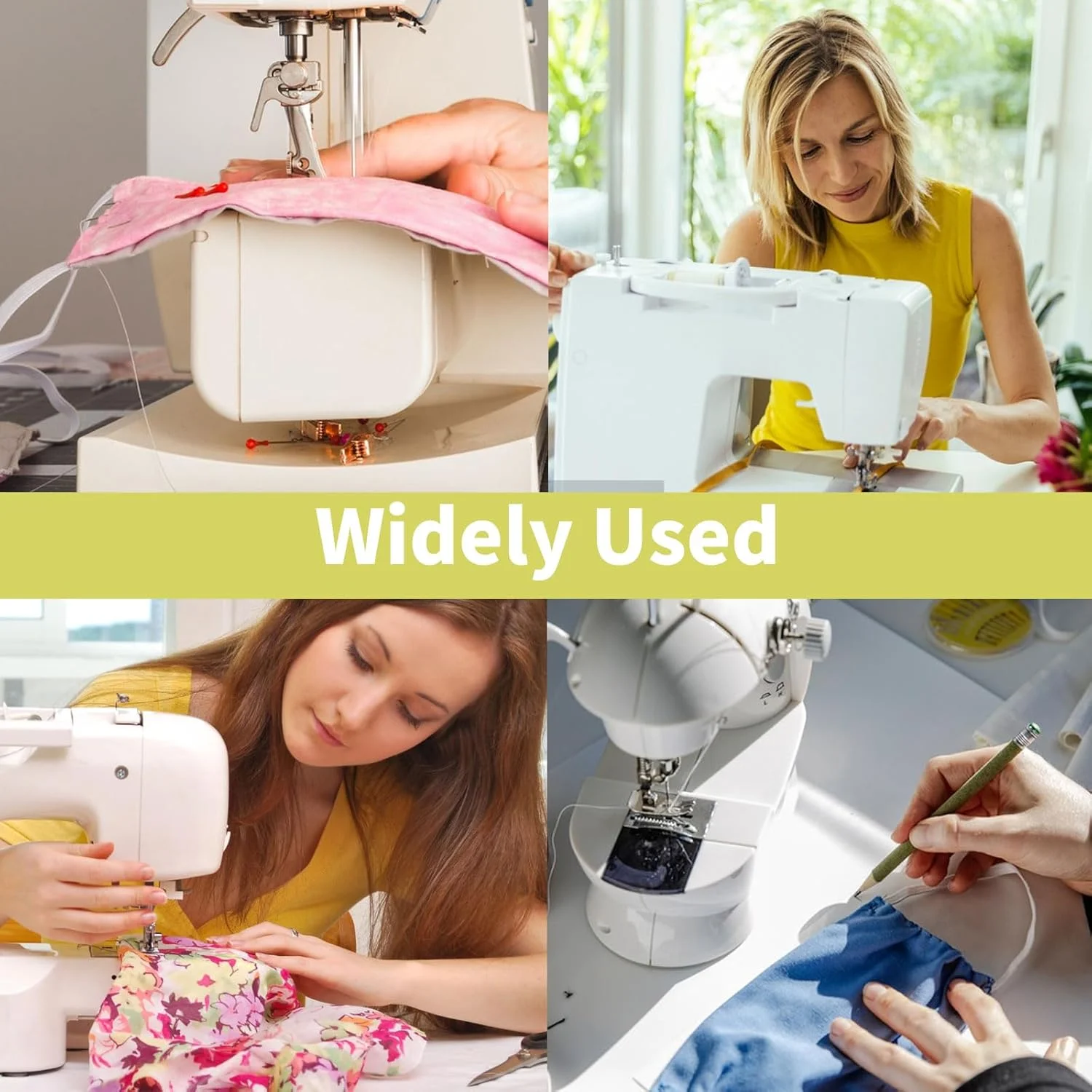 راهنمای درز مغناطیسی QINGYIWL بسته 2 عددی برای چرخ خیاطی، راهنمای درز مغناطیسی با مقیاس، لوازم جانبی خیاطی برای چرخ خیاطی