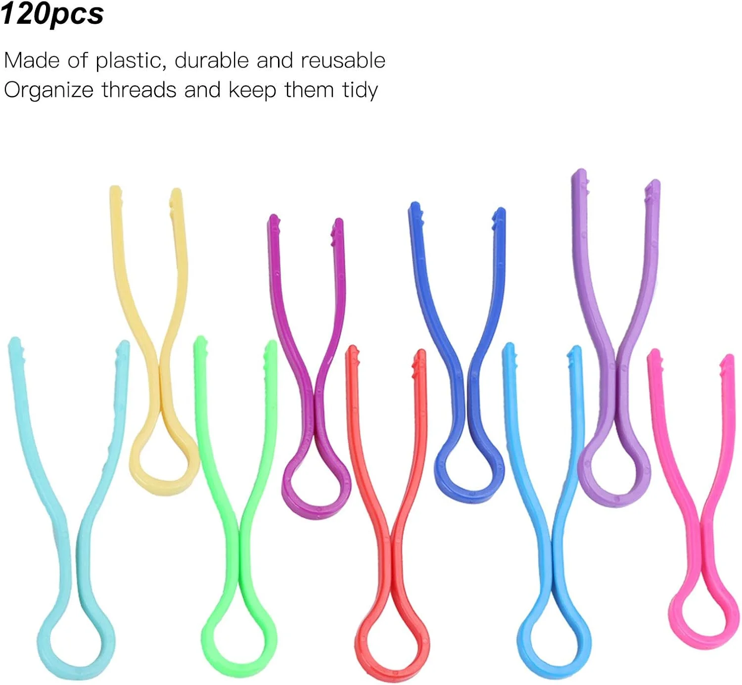 نگهدارنده نخ قرقره RIZGHWOY، کنترل نخ گلدوزی/نگهدارنده نخ گلدوزی 120 عددی پلاستیکی برای چرخ خیاطی نگهدارنده نخ قرقره RIZGHWOY، کنترل نخ گلدوزی/نگهدارنده نخ گلدوزی 120 عددی پلاستیکی برای چرخ خیاطی