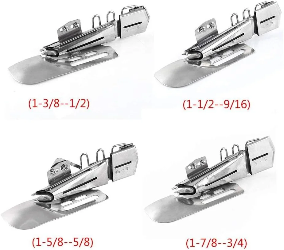 یک عدد پوشه صحافی درز مسطح برای استفاده در ماشین های دوخت صنعتی، اتصال پایه فشار دهنده لبه صاف، صحافی نوار یک عدد پوشه صحافی درز مسطح برای استفاده در ماشین های دوخت صنعتی، اتصال پایه فشار دهنده لبه صاف، صحافی نوار