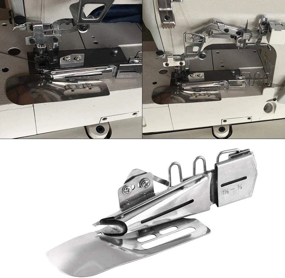 یک عدد پوشه صحافی درز مسطح برای استفاده در ماشین های دوخت صنعتی، اتصال پایه فشار دهنده لبه صاف، صحافی نوار یک عدد پوشه صحافی درز مسطح برای استفاده در ماشین های دوخت صنعتی، اتصال پایه فشار دهنده لبه صاف، صحافی نوار