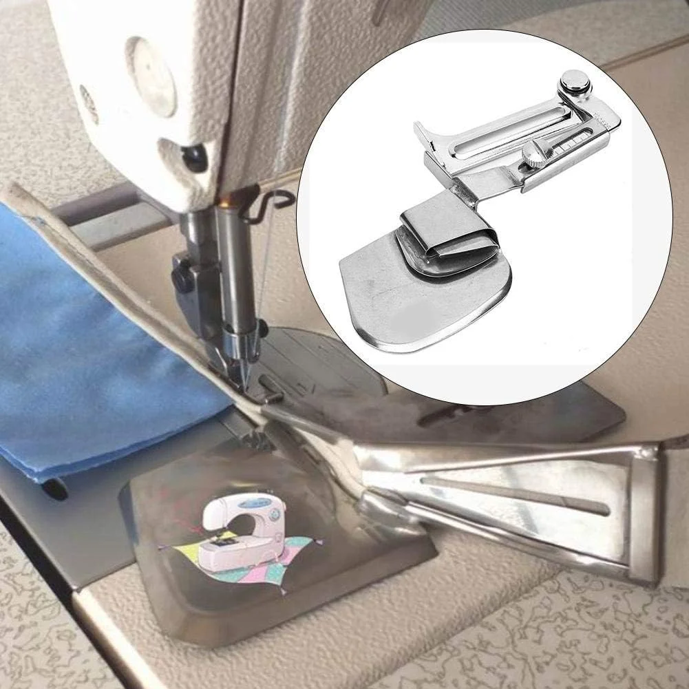 پیوست پوشه درزگیر تخت فولادی، پوشه دستگاه دوخت صحافی نوار برای دستگاه دوخت صنعتی خانگی (7/16) پیوست پوشه درزگیر تخت فولادی، پوشه دستگاه دوخت صحافی نوار برای دستگاه دوخت صنعتی خانگی (7/16)