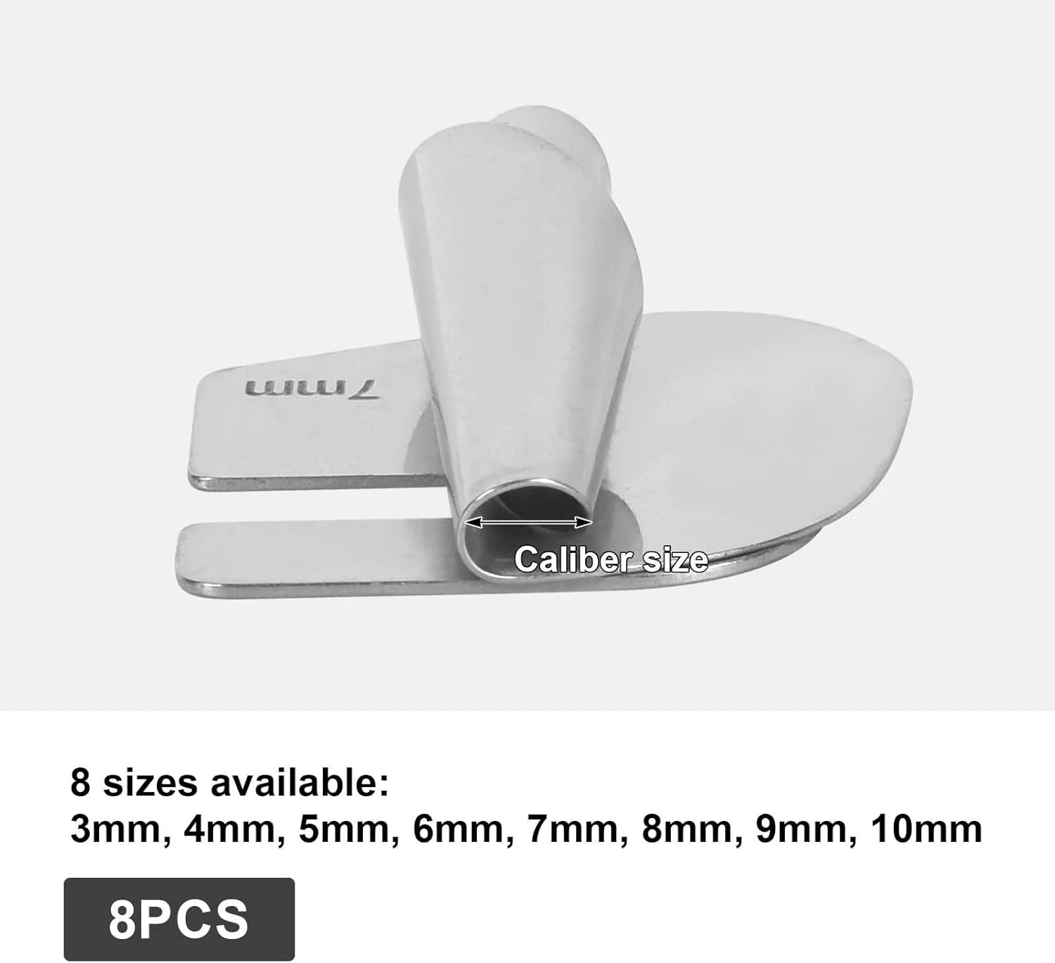 8 قطعه لوازم جانبی چرخ خیاطی، پایه لب تو (پس دوز) با 8 سایز مختلف (3 تا 10 میلیمتر)، پایه لب تو استیل ضد زنگ مناسب برای طیف گستردهای از خیاطی خانگی 8 قطعه لوازم جانبی چرخ خیاطی، پایه لب تو (پس دوز) با 8 سایز مختلف (3 تا 10 میلیمتر)، پایه لب تو استیل ضد زنگ مناسب برای طیف گستردهای از خیاطی خانگی