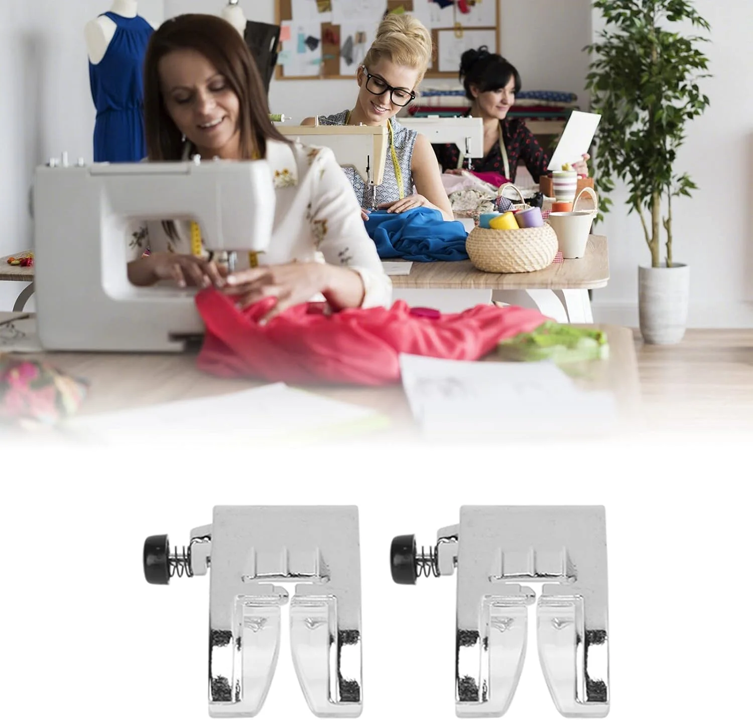 لوازم جانبی چرخ خیاطی، خط کش راهنمای درز، پایه های دوخت، پایه فشار دهنده جهانی برای صنایع دستی خیاطی لوازم جانبی چرخ خیاطی، خط کش راهنمای درز، پایه های دوخت، پایه فشار دهنده جهانی برای صنایع دستی خیاطی