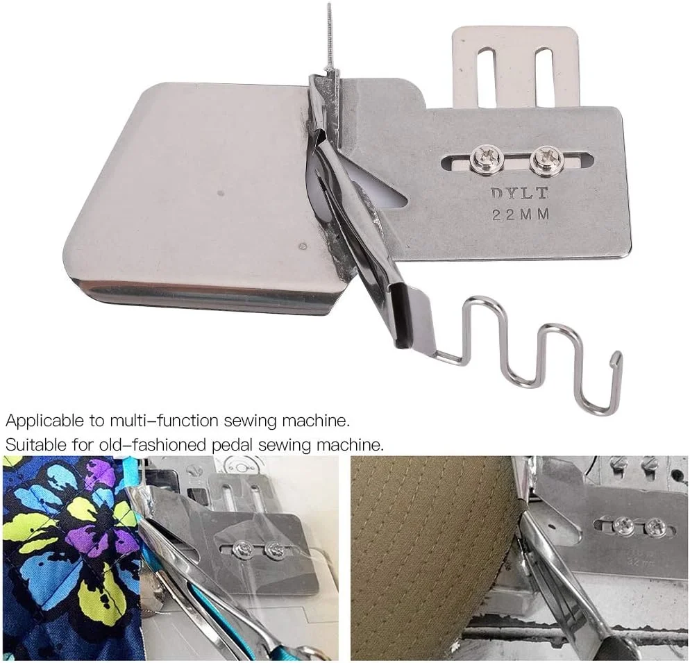 لبه دوز خیاطی، پایدار و کاربردی برای چرخ خیاطی راسته دوز (22 میلی متر) لبه دوز خیاطی، پایدار و کاربردی برای چرخ خیاطی راسته دوز (22 میلی متر)