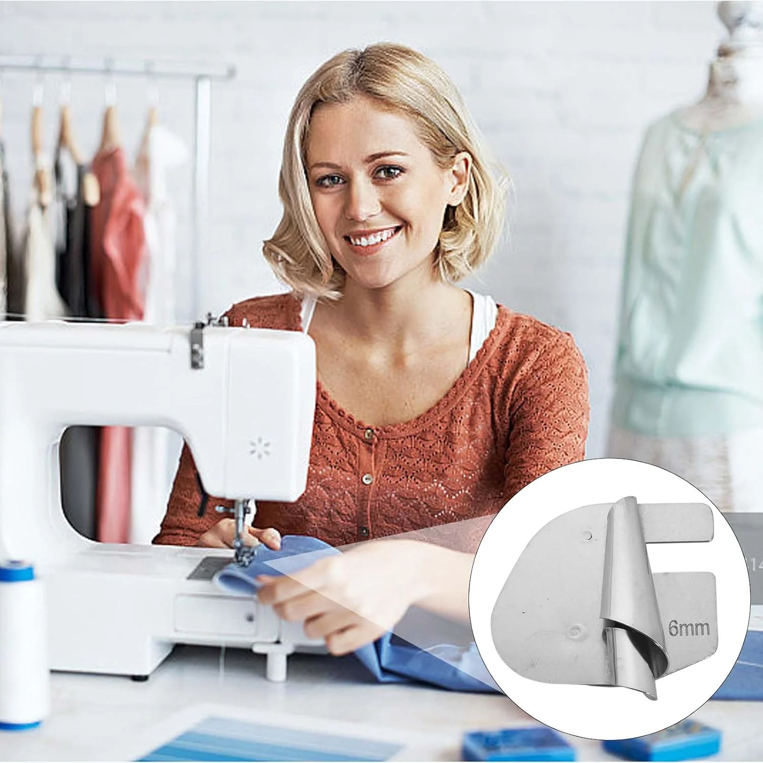 8 قطعه لوازم جانبی چرخ خیاطی، پایه لب تو (پس دوز) با 8 سایز مختلف (3 تا 10 میلیمتر)، پایه لب تو استیل ضد زنگ مناسب برای طیف گستردهای از خیاطی خانگی 8 قطعه لوازم جانبی چرخ خیاطی، پایه لب تو (پس دوز) با 8 سایز مختلف (3 تا 10 میلیمتر)، پایه لب تو استیل ضد زنگ مناسب برای طیف گستردهای از خیاطی خانگی