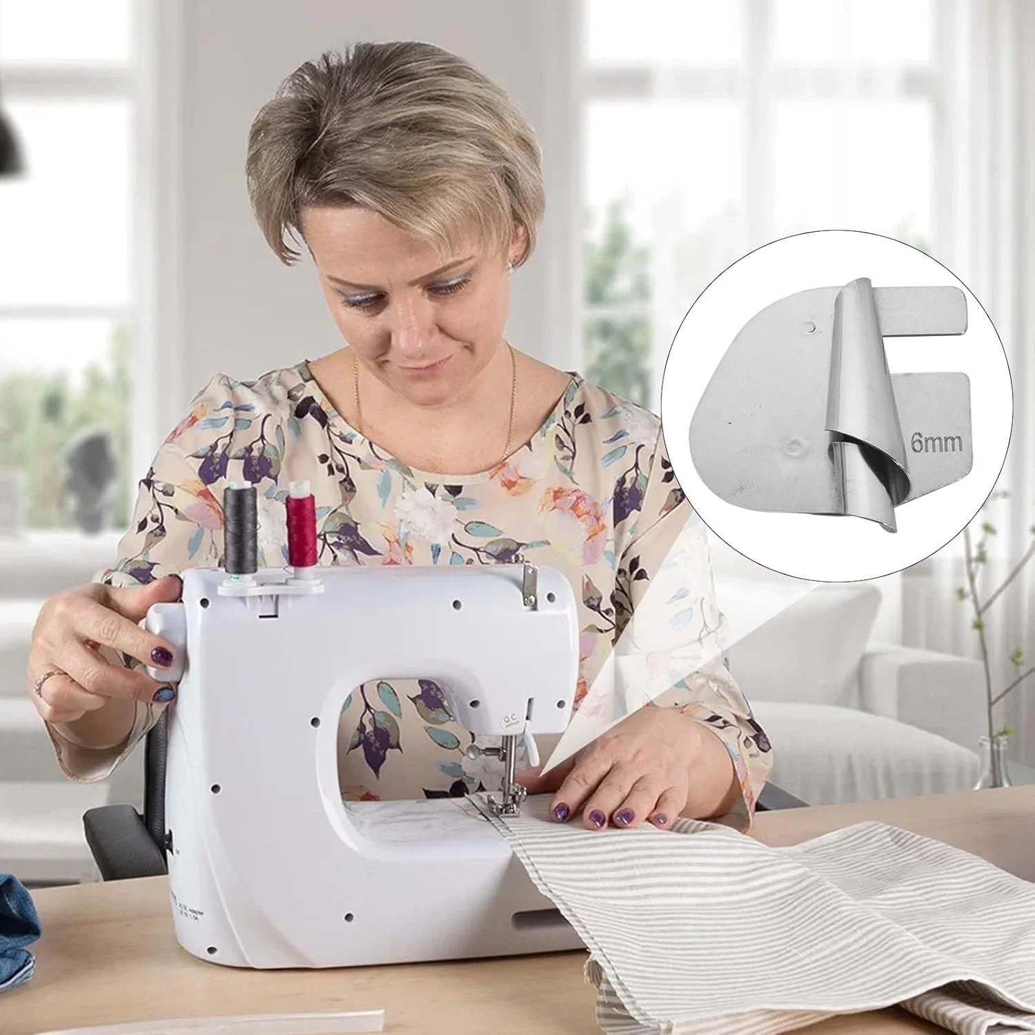 8 قطعه لوازم جانبی چرخ خیاطی، پایه لب تو (پس دوز) با 8 سایز مختلف (3 تا 10 میلیمتر)، پایه لب تو استیل ضد زنگ مناسب برای طیف گستردهای از خیاطی خانگی 8 قطعه لوازم جانبی چرخ خیاطی، پایه لب تو (پس دوز) با 8 سایز مختلف (3 تا 10 میلیمتر)، پایه لب تو استیل ضد زنگ مناسب برای طیف گستردهای از خیاطی خانگی