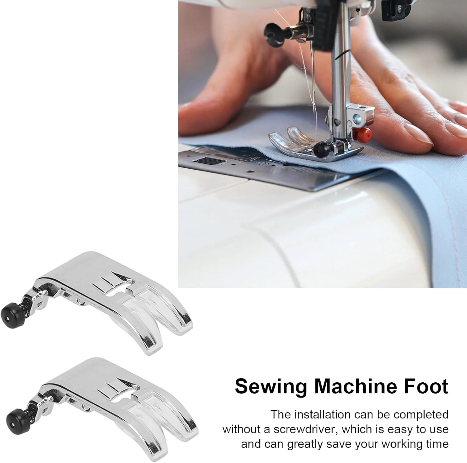 لوازم جانبی چرخ خیاطی، خط کش راهنمای درز، پایه های دوخت، پایه فشار دهنده جهانی برای صنایع دستی خیاطی لوازم جانبی چرخ خیاطی، خط کش راهنمای درز، پایه های دوخت، پایه فشار دهنده جهانی برای صنایع دستی خیاطی