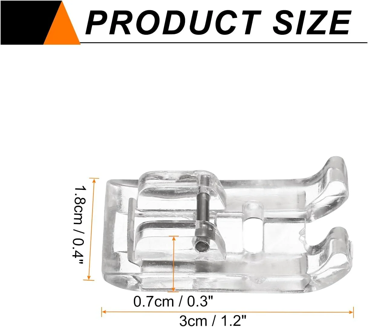 پایه دوخت دکمه شفاف سورسیینگ مپ 7 میلی متری، پایه ساتن دوزی برای چرخ خیاطی های پایه کوتاه مدل #40110165 پایه دوخت دکمه شفاف سورسیینگ مپ 7 میلی متری، پایه ساتن دوزی برای چرخ خیاطی های پایه کوتاه مدل #40110165