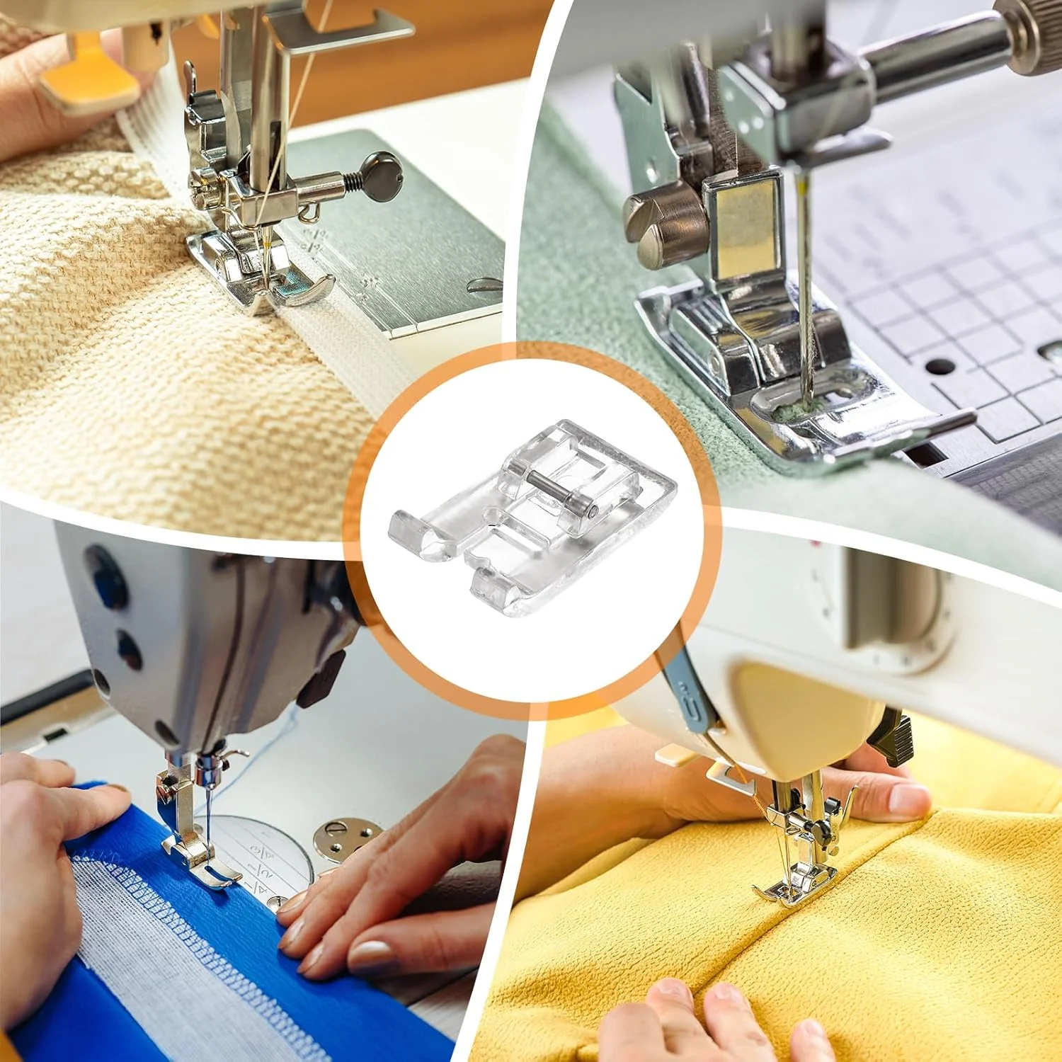 پایه دوخت دکمه شفاف سورسیینگ مپ 7 میلی متری، پایه ساتن دوزی برای چرخ خیاطی های پایه کوتاه مدل #40110165 پایه دوخت دکمه شفاف سورسیینگ مپ 7 میلی متری، پایه ساتن دوزی برای چرخ خیاطی های پایه کوتاه مدل #40110165