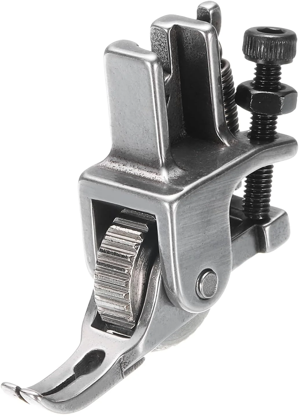 پایه دوخت قابل تنظیم با چرخ پلاستیکی، پایه دوخت زیپ استیل ضد زنگ، مناسب برای دوخت چرم PVC و پارچه برای چرخ خیاطی صنعتی، سفید پایه دوخت قابل تنظیم با چرخ پلاستیکی، پایه دوخت زیپ استیل ضد زنگ، مناسب برای دوخت چرم PVC و پارچه برای چرخ خیاطی صنعتی، سفید