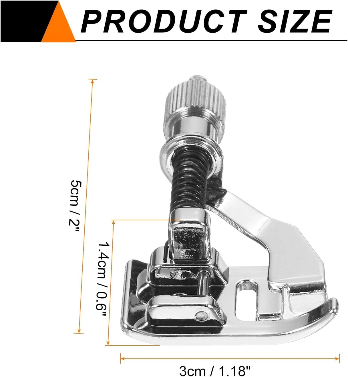پایه دوخت کور و پس دوزی 5 میلی متری استیل ضد زنگ مناسب چرخ خیاطی های پایه کوتاه پایه دوخت کور و پس دوزی 5 میلی متری استیل ضد زنگ مناسب چرخ خیاطی های پایه کوتاه