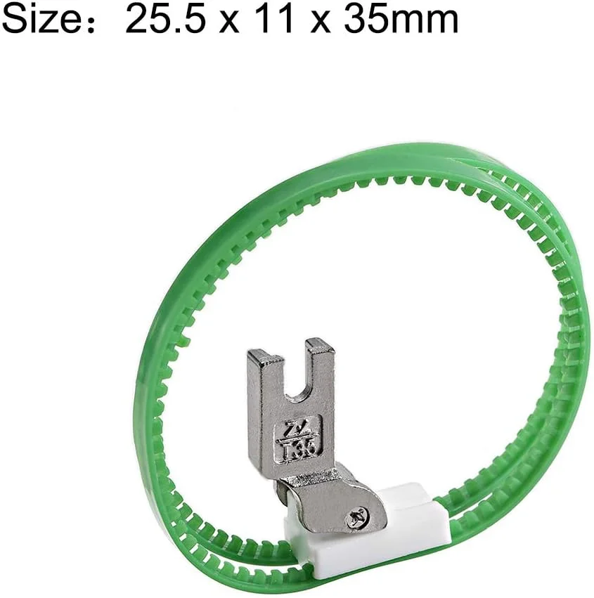 sourcing map #T35 Sewing Machine Double Nylon Ring Presser Foot for High Shank sourcing map #T35 Sewing Machine Double Nylon Ring Presser Foot for High Shank