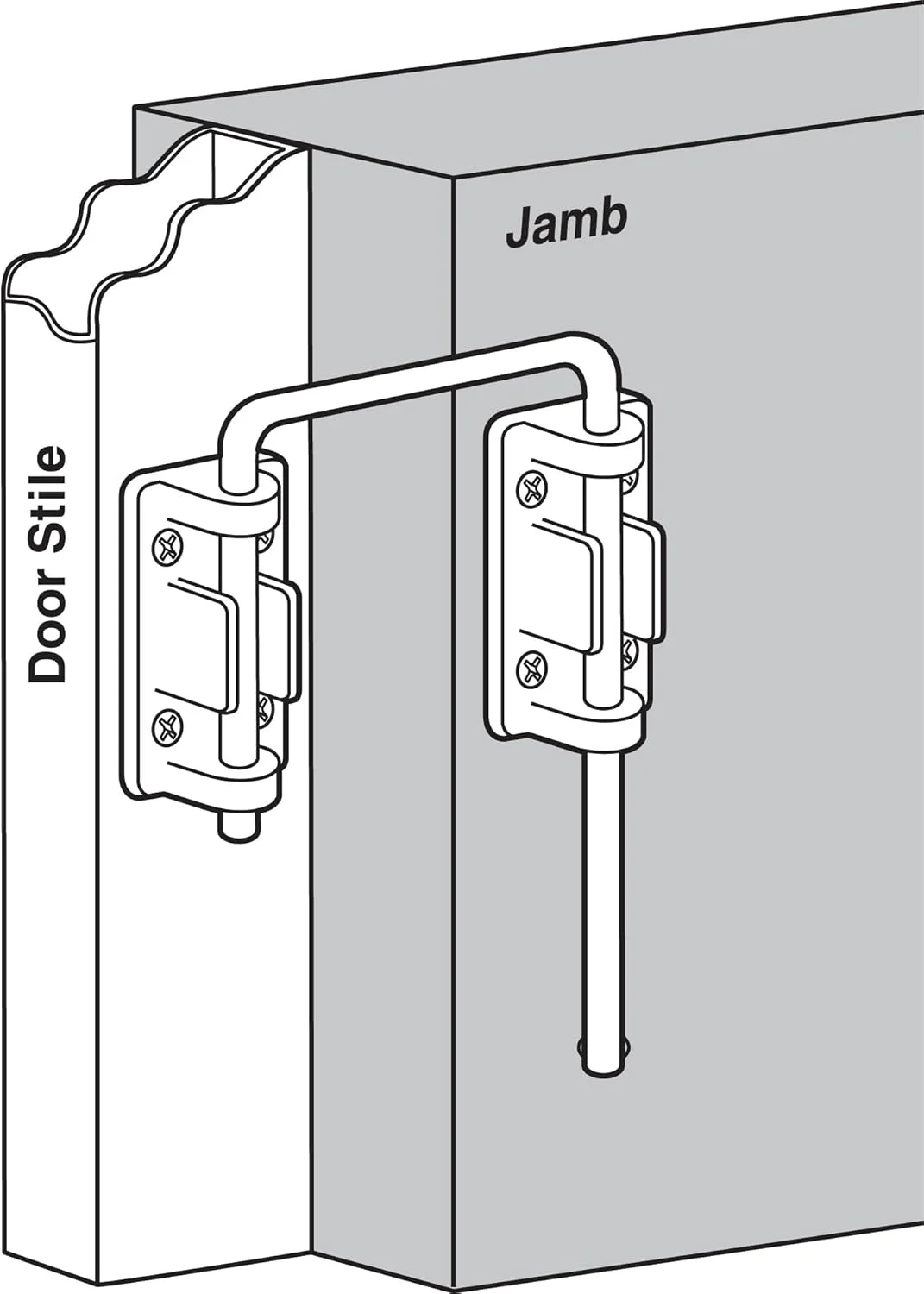 قفل حلقه ای درب کشویی پاسیو Prime-Line Products Defender Security U 9847 - افزایش امنیت منزل، نصب امنیت بیشتر برای کودکان، میله فولادی سخت کاری شده 2-1/8 اینچی با پایه دایکاست، روکش کروم قفل حلقه ای درب کشویی پاسیو Prime-Line Products Defender Security U 9847 - افزایش امنیت منزل، نصب امنیت بیشتر برای کودکان، میله فولادی سخت کاری شده 2-1/8 اینچی با پایه دایکاست، روکش کروم
