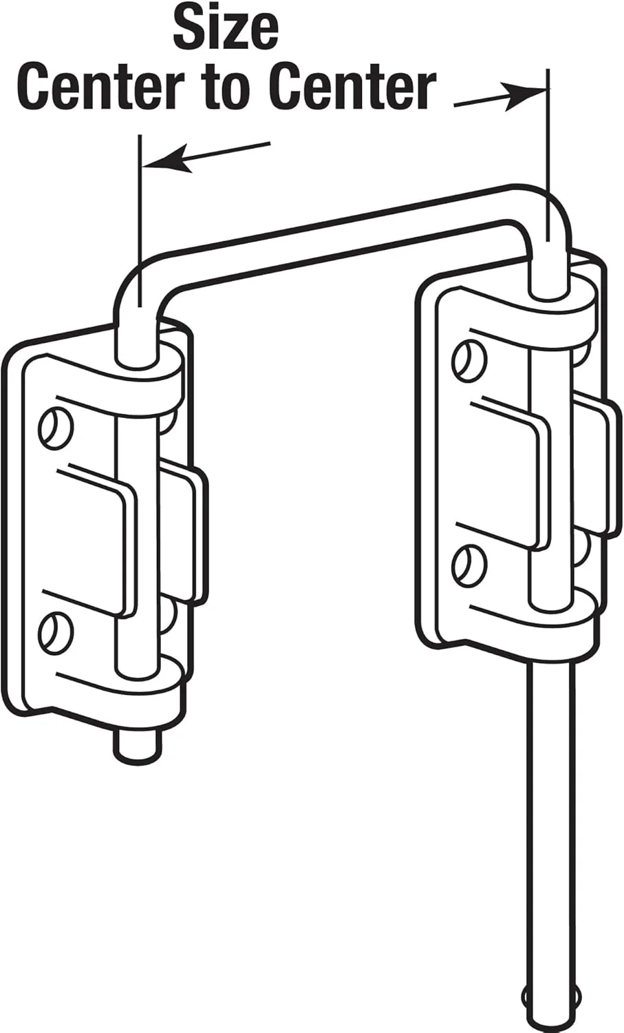 قفل حلقه ای درب کشویی پاسیو Prime-Line Products Defender Security U 9847 - افزایش امنیت منزل، نصب امنیت بیشتر برای کودکان، میله فولادی سخت کاری شده 2-1/8 اینچی با پایه دایکاست، روکش کروم قفل حلقه ای درب کشویی پاسیو Prime-Line Products Defender Security U 9847 - افزایش امنیت منزل، نصب امنیت بیشتر برای کودکان، میله فولادی سخت کاری شده 2-1/8 اینچی با پایه دایکاست، روکش کروم