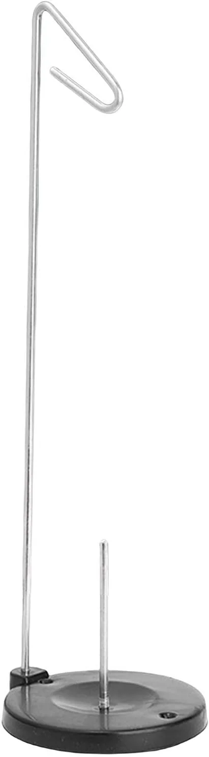 پایه نگهدارنده نخ - تک قرقره نخ با پایه سنگین - لوازم جانبی دستگاه گلدوزی، نگهدارنده قرقره جداشدنی برای دستگاه خیاطی، گلدوزی و سردوز پایه نگهدارنده نخ - تک قرقره نخ با پایه سنگین - لوازم جانبی دستگاه گلدوزی، نگهدارنده قرقره جداشدنی برای دستگاه خیاطی، گلدوزی و سردوز