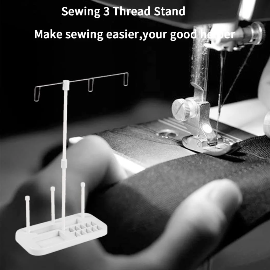 پایه نگهدارنده قرقره نخ، استند نخ خیاطی برای گلدوزی، چرخ خیاطی و لحاف دوزی، قفسه نخ