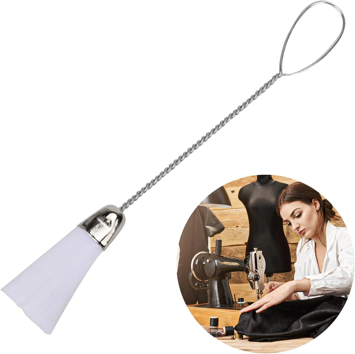 برس تمیز کننده چرخ خیاطی VersaMarts - برس نایلونی تک سر برای تمیزکاری عمومی برس تمیز کننده چرخ خیاطی VersaMarts - برس نایلونی تک سر برای تمیزکاری عمومی