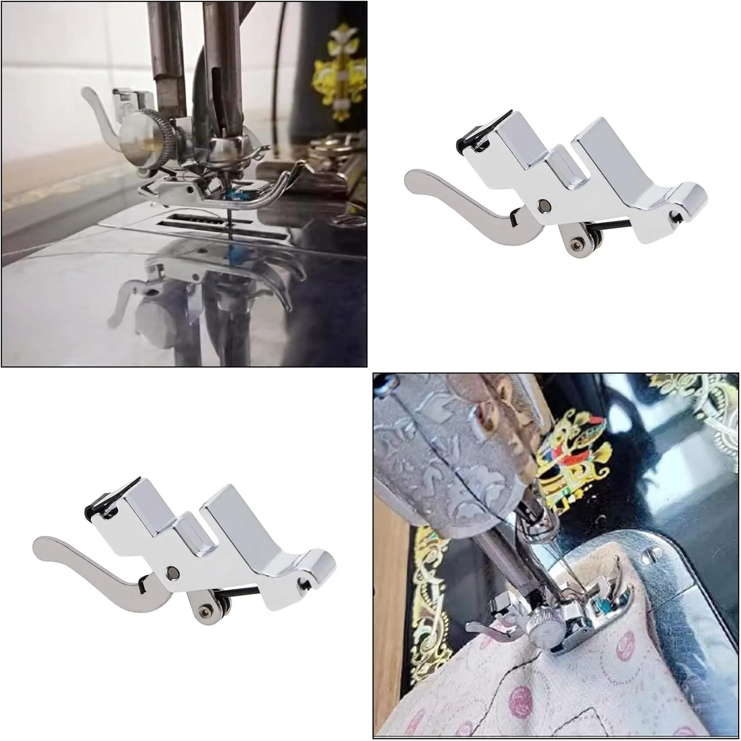 VGOL 2 عدد نگهدارنده پایه فشاری چرخ خیاطی سازگار با چرخ خیاطی های Brother Singer Universal Standard Snap On Steel VGOL 2 عدد نگهدارنده پایه فشاری چرخ خیاطی سازگار با چرخ خیاطی های Brother Singer Universal Standard Snap On Steel