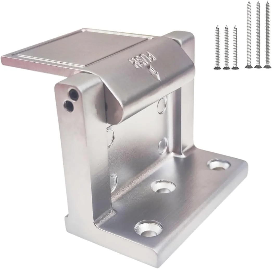 قفل تقویت کننده درب Wannianmu، قفل حریم خصوصی درب برای درب های لولایی داخلی، قفل امنیتی درب منزل فوق العاده بالا (1 عدد)