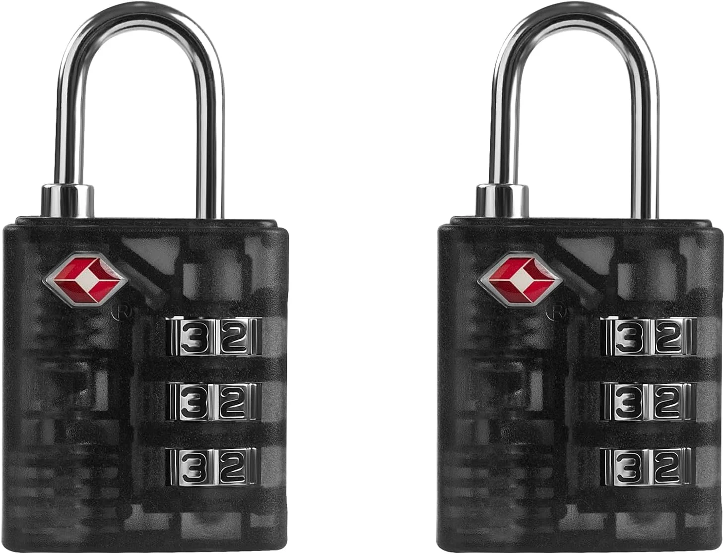 قفل های TSA امنیتی UP برای چمدان، قفل ترکیبی برای کمد، قفل ترکیبی 3 رقمی، قفل کوچک ترکیبی برای کمد باشگاه، چمدان مسافرتی، جعبه اسلحه، درب حصار، زیپ کوله پشتی (مشکی+مشکی)