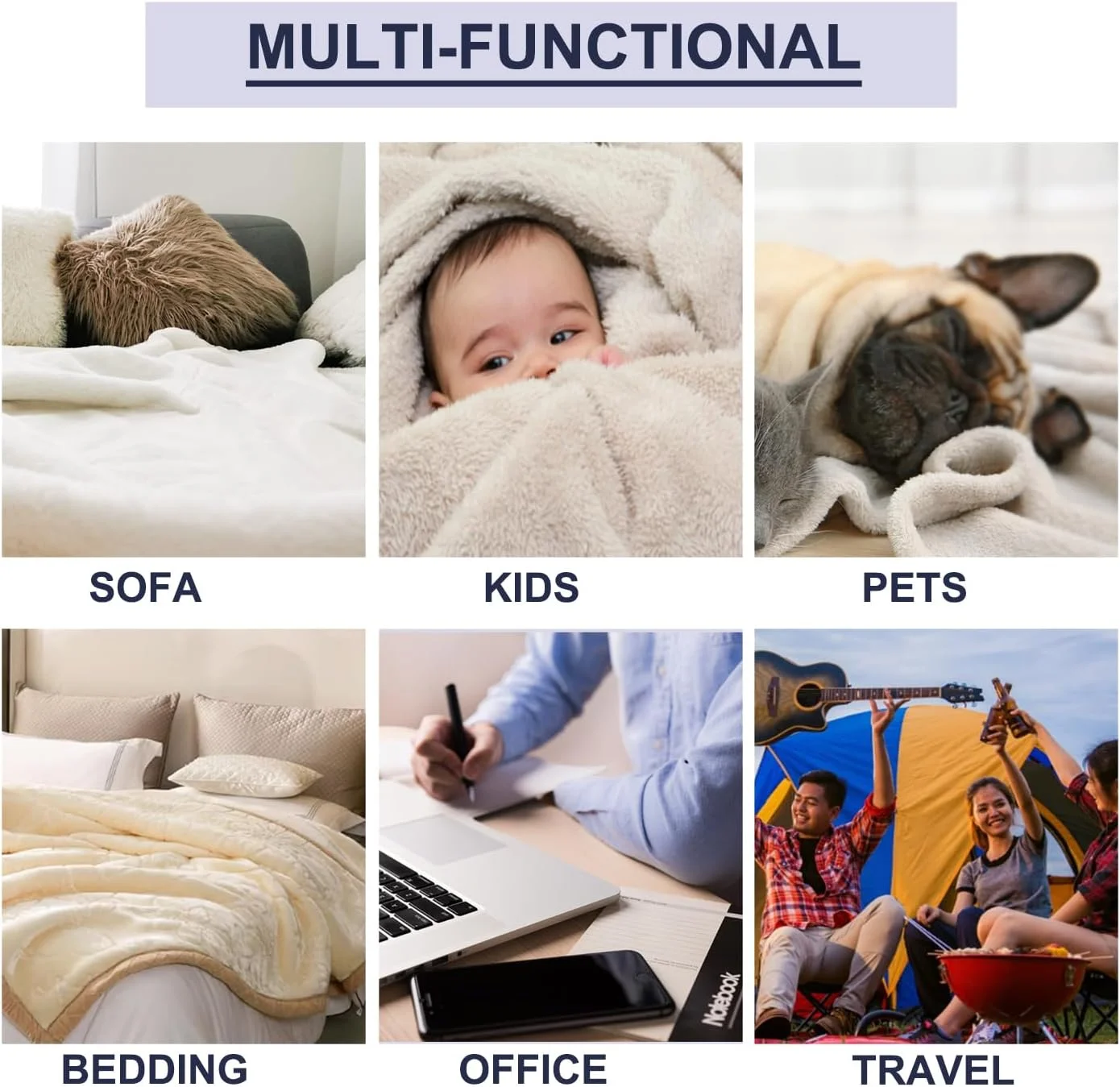 پتو نرم و لطیف Chickwin، ابعاد 120x150 سانتی متر، پتو پشمی فلانل، پتو طرح سگ داشهوند، پتو کرکی نرم و گرم مناسب برای مبل، کاناپه و تخت خواب