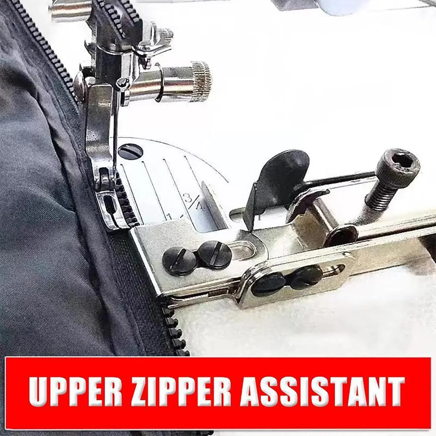 پایه زیپ - پایه پرس چرخ خیاطی بادوام و پایدار | پایه زیپ سازگار با چرخ خیاطی همزمان برای ساخت زیپ بالا پایه زیپ - پایه پرس چرخ خیاطی بادوام و پایدار | پایه زیپ سازگار با چرخ خیاطی همزمان برای ساخت زیپ بالا