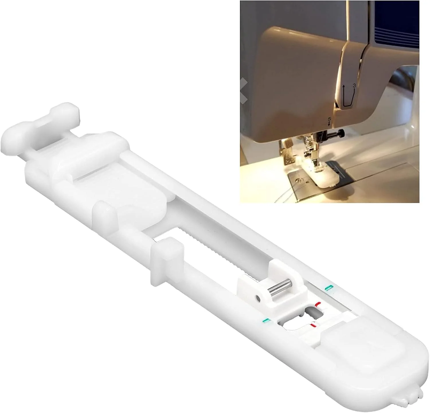ابزار دکمه مادگی زن ZJCQA، آسان تر و ساده تر، کوچک و ساده، پایه فشاری سوراخ دکمه یک مرحله ای عالی برای خیاطی حرفه ای برای خانواده و دوستان