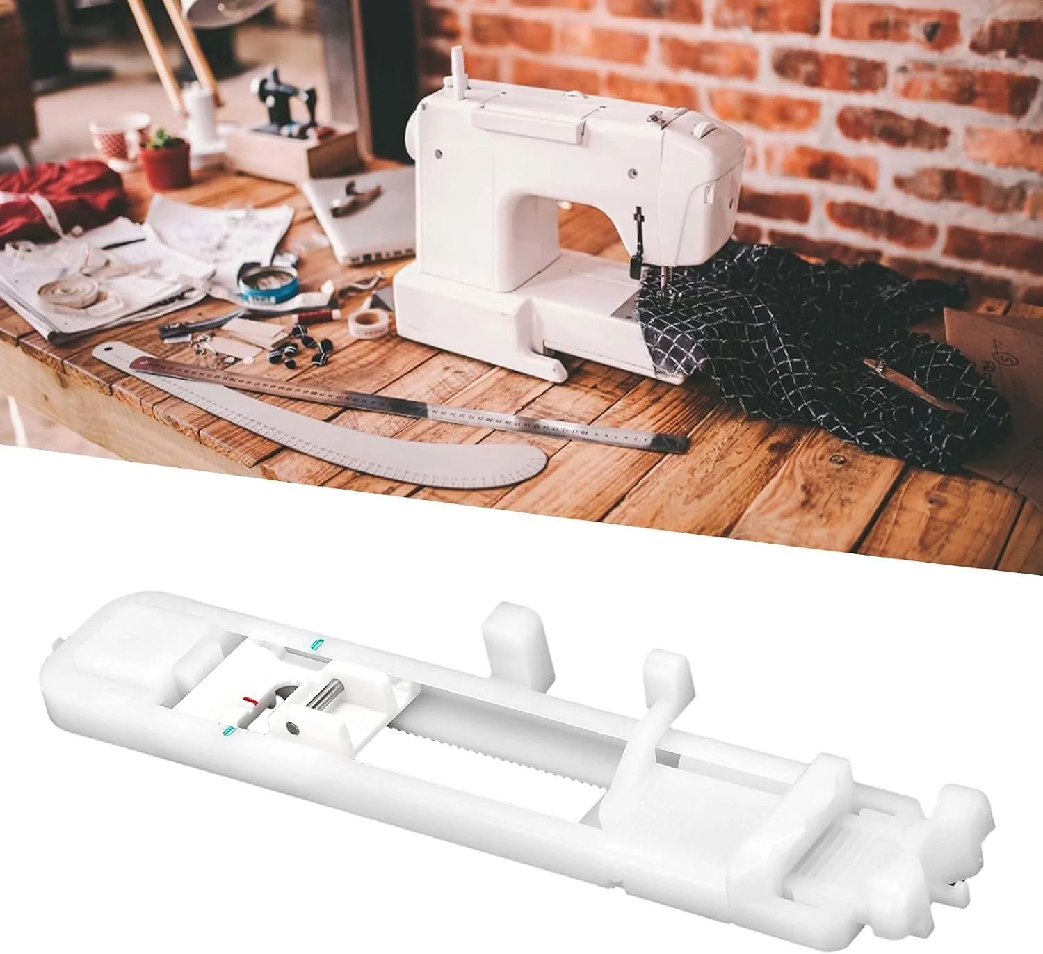 ابزار دکمه مادگی زن ZJCQA، آسان تر و ساده تر، کوچک و ساده، پایه فشاری سوراخ دکمه یک مرحله ای عالی برای خیاطی حرفه ای برای خانواده و دوستان