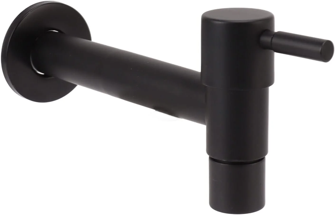 شیر آب سرد دیواری Eujgoov G1/2 برای حمام، شیر باغ، شیر آب سرد تک دسته استیل 304 (برای استخر تی)