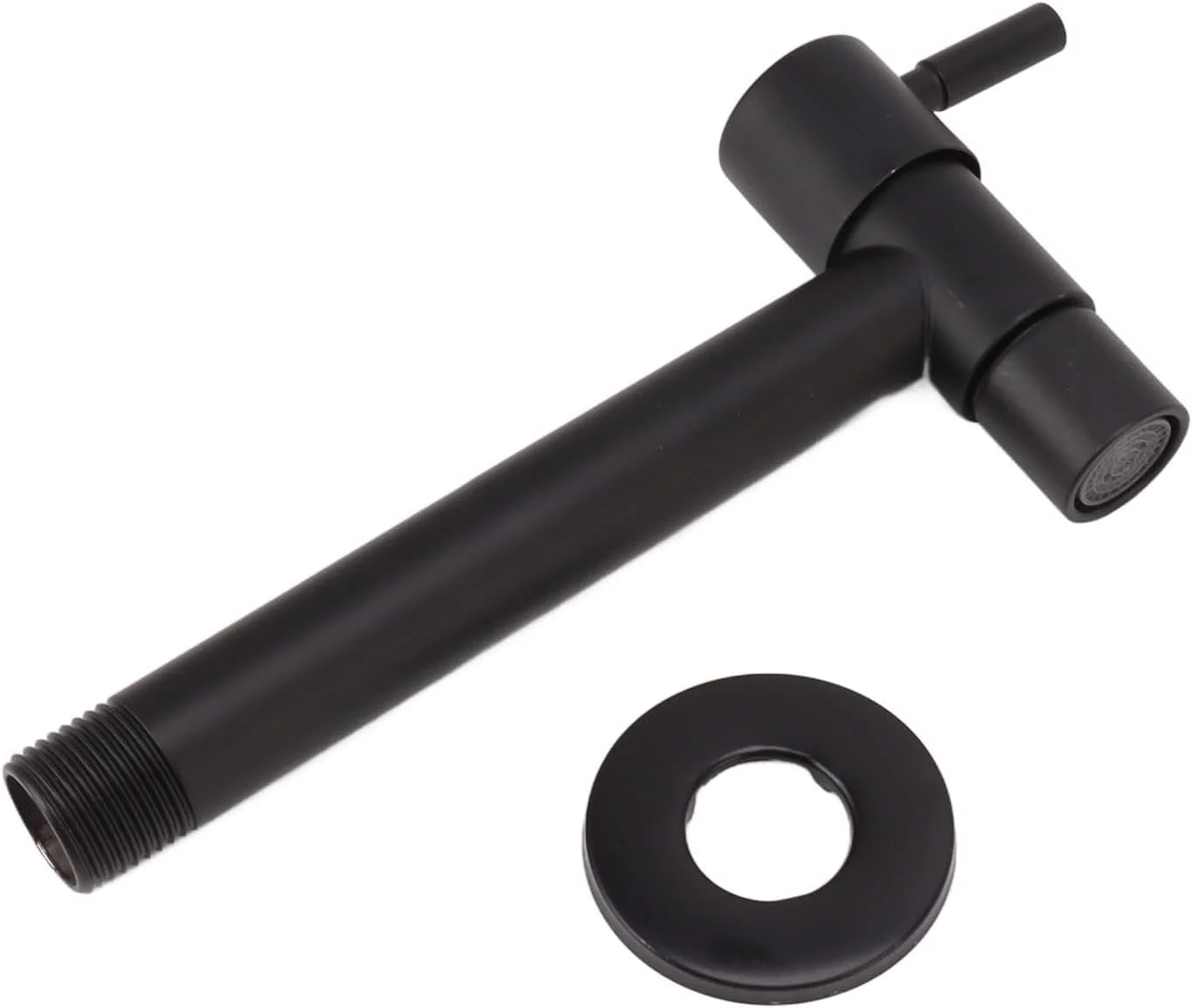 شیر آب سرد دیواری Eujgoov G1/2 برای حمام، شیر باغ، شیر آب سرد تک دسته استیل 304 (برای استخر تی) شیر آب سرد دیواری Eujgoov G1/2 برای حمام، شیر باغ، شیر آب سرد تک دسته استیل 304 (برای استخر تی)