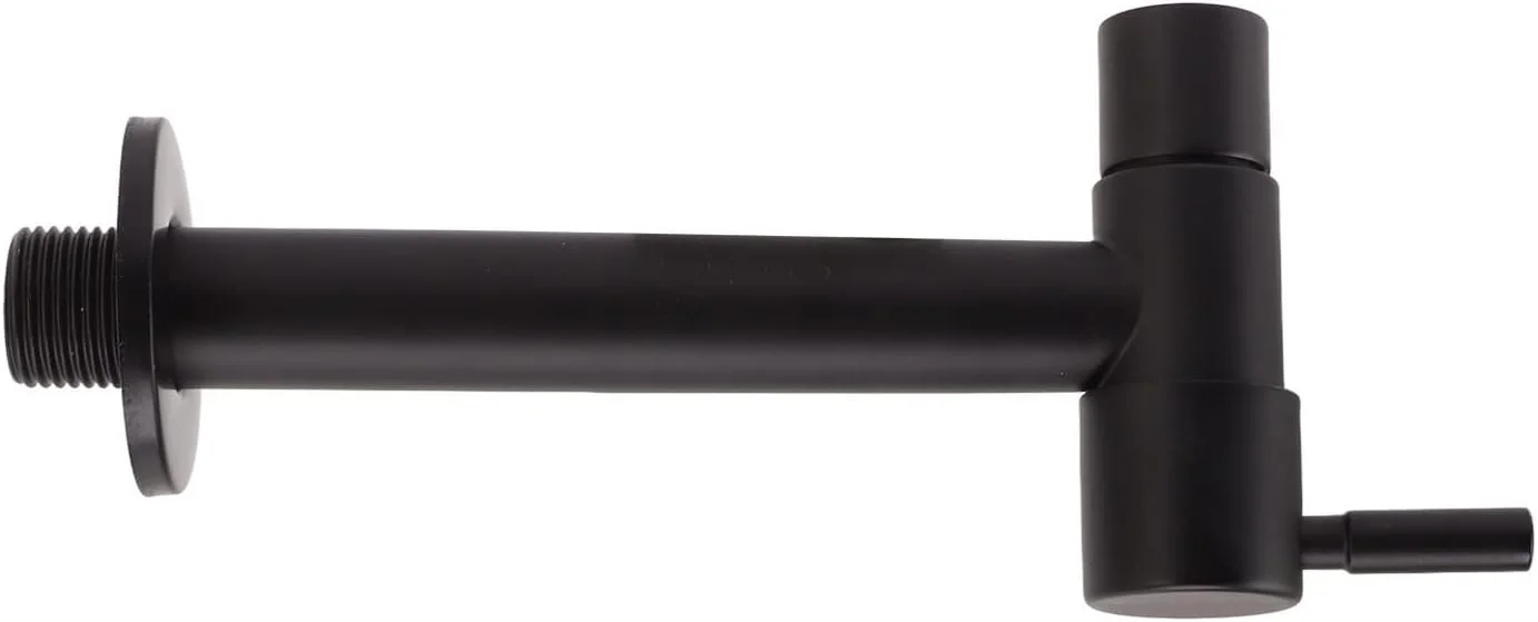 شیر آب سرد دیواری Eujgoov G1/2 برای حمام، شیر باغ، شیر آب سرد تک دسته استیل 304 (برای استخر تی) شیر آب سرد دیواری Eujgoov G1/2 برای حمام، شیر باغ، شیر آب سرد تک دسته استیل 304 (برای استخر تی)