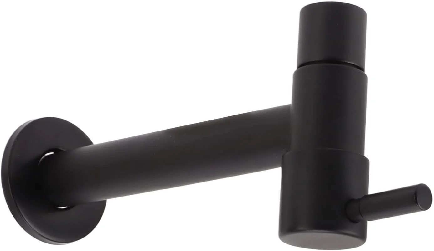 شیر آب سرد دیواری Eujgoov G1/2 برای حمام، شیر باغ، شیر آب سرد تک دسته استیل 304 (برای استخر تی) شیر آب سرد دیواری Eujgoov G1/2 برای حمام، شیر باغ، شیر آب سرد تک دسته استیل 304 (برای استخر تی)