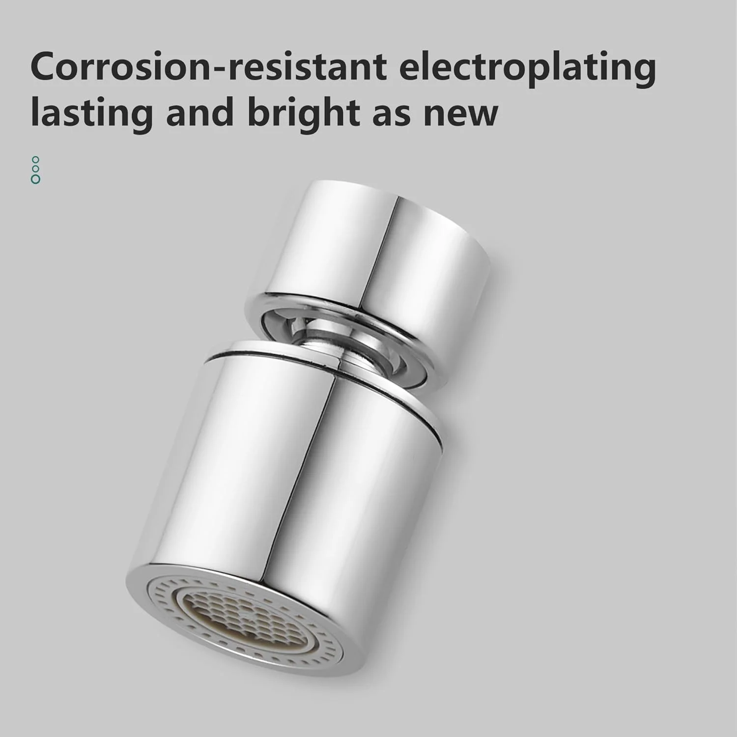 افزایش دهنده شیر آب فیلتر پاششی یونیورسال Brimix با اسپری 2 حالته برای آشپزخانه و حمام، هواساز شیر آب برنجی (360 درجه) افزایش دهنده شیر آب فیلتر پاششی یونیورسال Brimix با اسپری 2 حالته برای آشپزخانه و حمام، هواساز شیر آب برنجی (360 درجه)