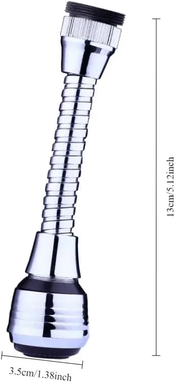 افزایش دهنده شیر آب فشار قوی با قابلیت چرخش 360 درجه - 2 حالت، حباب ساز صرفه جویی در آب برای آشپزخانه. لوازم جانبی آشپزخانه و حمام با قابلیت نصب آسان. محافظ پاشش آب برای سینک و دوش. ست شیر دوش. اتصال اسپری شیر آب.