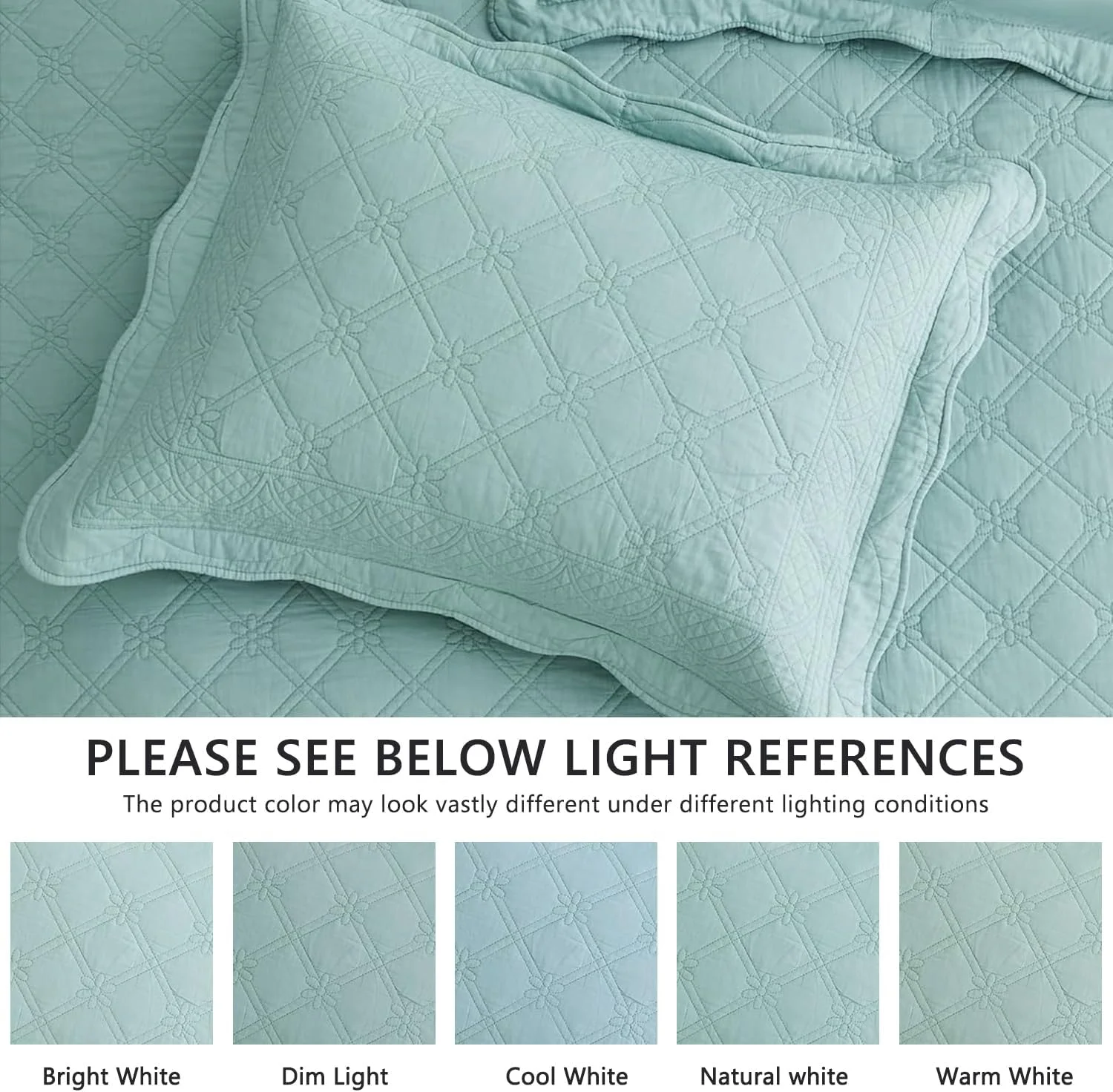 روتختی نخی چیکسین سایز کامل، فوق العاده نرم، سبک وزن، 3 تکه، رنگ سبز دریایی