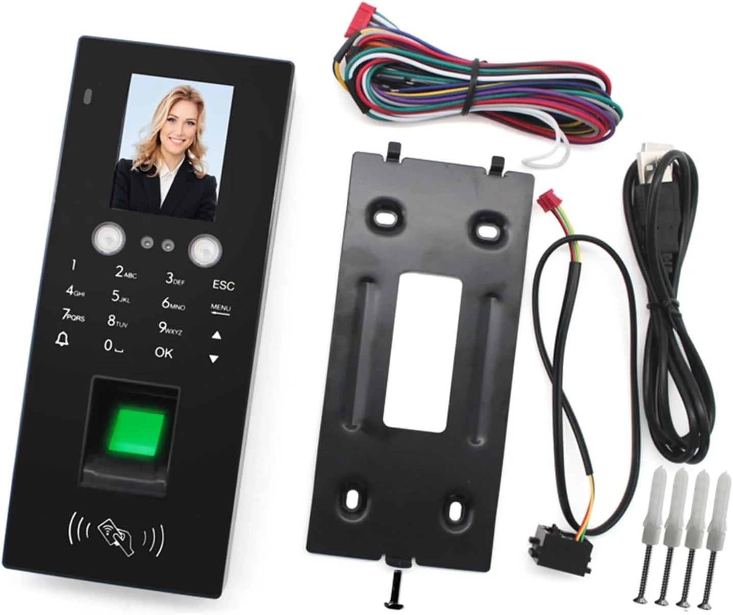 دستگاه حضور و غیاب تشخیص چهره AJWYSOI، سیستم کنترل دسترسی حضور و غیاب تشخیص چهره RFID اثر انگشت رمز عبور، دستگاه کنترل دسترسی حضور و غیاب، ثبت ورود و خروج خودکار، کاربری آسان دستگاه حضور و غیاب تشخیص چهره AJWYSOI، سیستم کنترل دسترسی حضور و غیاب تشخیص چهره RFID اثر انگشت رمز عبور، دستگاه کنترل دسترسی حضور و غیاب، ثبت ورود و خروج خودکار، کاربری آسان